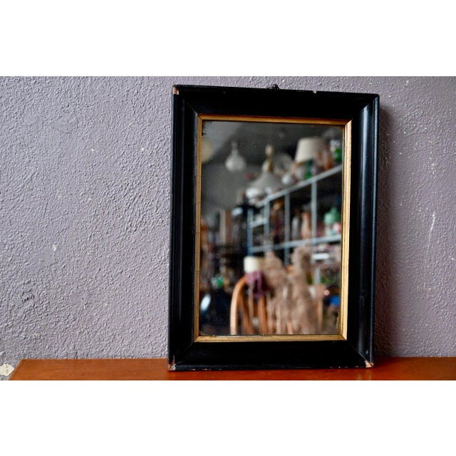 Bohemian Mirror in Black and Gold For Sale - Image 6 of 6