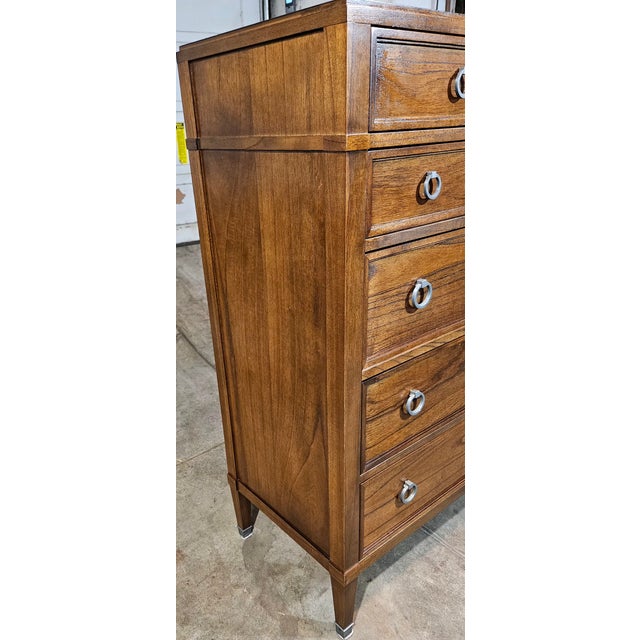 Wood Vanguard Furniture Julious Cabinet Tallboy/Secretary Desk For Sale - Image 7 of 14