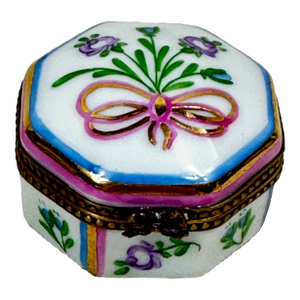 Vintage Octagonal Limoges Box
