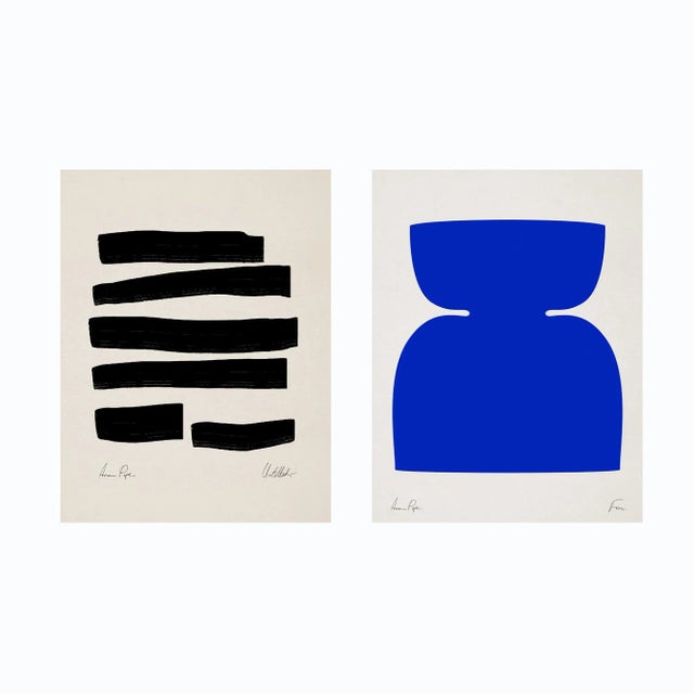 Contemporary Abstract Giclee Prints - Set of Two For Sale - Image 4 of 4