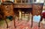 Gorgeous vintage French-style kidney-shaped desk featuring 2 drawers on each side and one main drawer. Crafted of walnut...