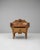 1900 - 1909 1900-1909 France Weathered Honey Oak Carved Oak Marble-Top Commode For Sale - Image 5 of 11