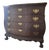 Mid 20th Century Drexel Heritage Heirlooms Collection Mahogany Bombay Chest With Carved Ball and Claw Feet Flame For Sale