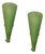 Green Murano Glass Sconces, 1970s, Set of 2 For Sale