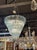 Modern aqua blue Murano glass waterfall chandelier. Circa 2000. The high-level craftsmanship, attention to detail and...