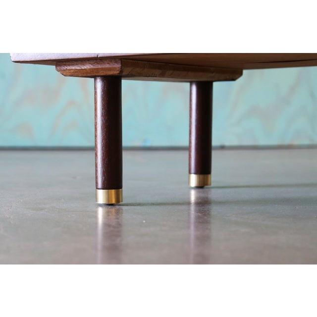 1950s 1950s Mahogany and Brass Harvey Probber Chest of Drawers Mid Century Modern, Attributed For Sale - Image 5 of 10