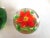 Glass Late 20th Century Glass Millefiori & Red Poinsettia Paper Weight- Set of 2 For Sale - Image 7 of 12