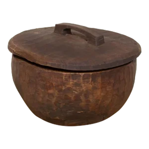 Oversized Rustic Naga Rounded Bowl