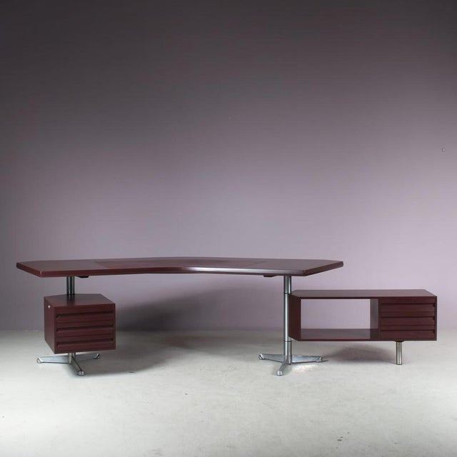 Desk by Osvaldo Borsani for Tecno Milan, Italy, 1950s For Sale - Image 13 of 17