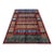 Multicolor Afghan Khorjin Hand-Knotted Wool Rug - 8'0" X 5'9" For Sale
