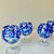 Carlo Moretti Late 20th Century Blue Tortoiseshell Wine Goblets - Set of Four For Sale - Image 4 of 5