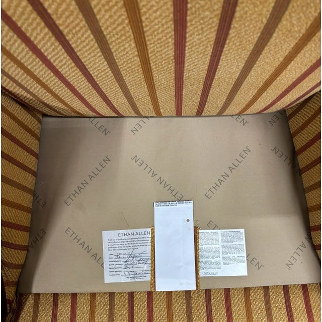 Custom Ethan Allen Regency Style Armchair Bergere For Sale - Image 11 of 12