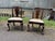 Henkel Harris Mahogany Chairs – Flower Fabric Seats Solid Mahogany wood, ball and claw feet Fabric is not original, you...