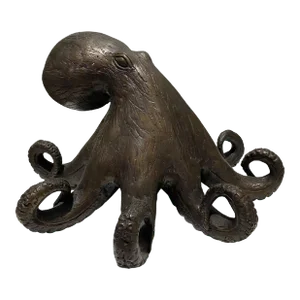 Cast Bronze Octopus Sculpture by Tiempo Gallery
