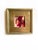 Raspberry Red "Thorny Thicket" Set of Four Framed Mini Paintings by Jessalin Beutler For Sale - Image 8 of 8