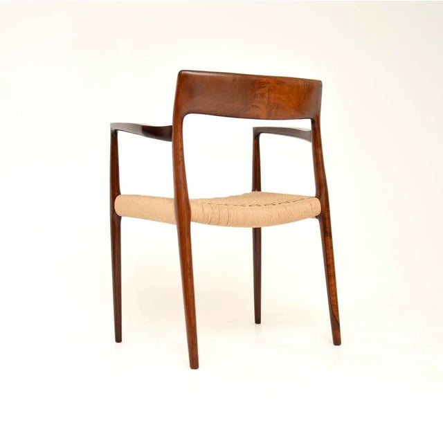 Vintage Danish Model 57 Chair by Niels Moller, 1960 For Sale - Image 6 of 13