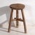 Wood Vintage Round Stool, 1920 For Sale - Image 7 of 7