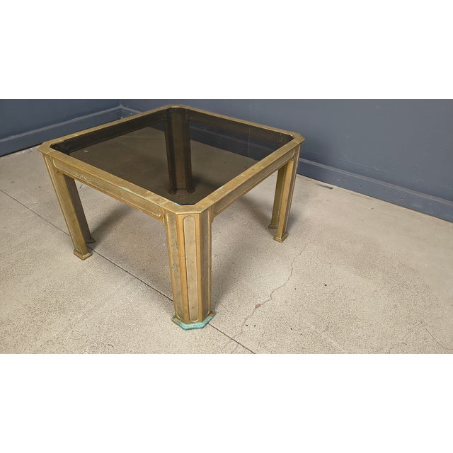 Metal Brutalist Cast Bronze Side Tables from Peter Van Heeck, 1970s For Sale - Image 7 of 12