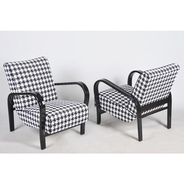 Art Deco Armchairs by Koželka and Kropáček, Czech, 1930s, Set of 2 For Sale - Image 13 of 13