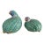 Vintage Hand Painted Chinese Quail Statues - A Pair For Sale