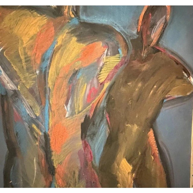 After Francis Bacon, Figurative Composition, Mixed Media For Sale - Image 6 of 12
