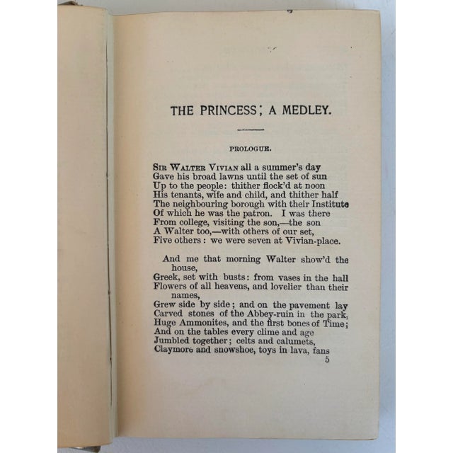 The Princess by Tennyson 1890 Ornate Hm Caldwell Company New York For Sale - Image 9 of 12