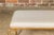 Midcentury French Gilt Metal Benches with Cabriole Legs and Upholstery, a Pair For Sale - Image 10 of 12