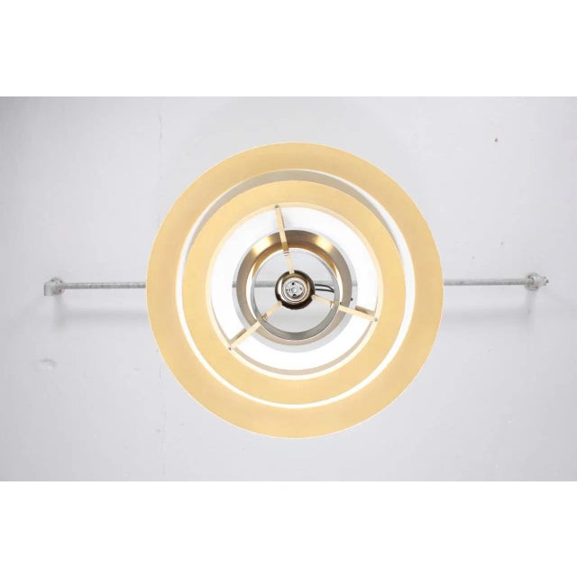 Brass Nova Ceiling Lamp by Johannes Hammerborg for Fog & Mørup, 1960s For Sale - Image 6 of 7