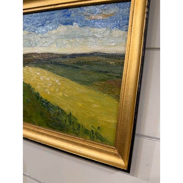 Original Pastoral Oil Painting For Sale - Image 4 of 6