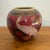 Vintage Chinoiserie Peacock Vase in Jewel Tones For Sale - Image 9 of 9