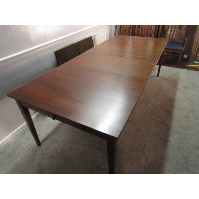 Ethan Allen American Impressions Solid Cherry Dining Table For Sale - Image 12 of 13