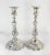 19th Century Pair of French White Bronze Louis XV Rococo Style Candlesticks For Sale - Image 4 of 12