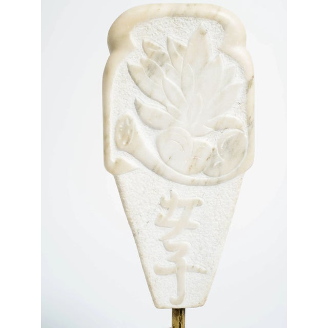 Asian Marble Bust Sculpture For Sale In New York - Image 6 of 9