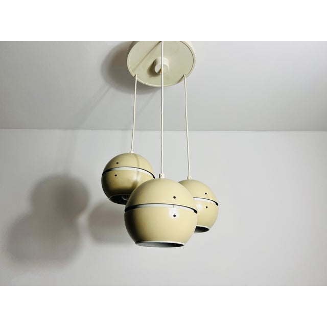 Space Age Cascade Pendant Lamp, East Germany, 1970s For Sale - Image 6 of 11