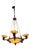 Art Deco French Alabaster Chandelier, 1930s For Sale
