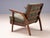 Vintage Lounge Chairs with Wooden Frames and Green Upholstery, 1950s, Set of 2 For Sale - Image 6 of 9