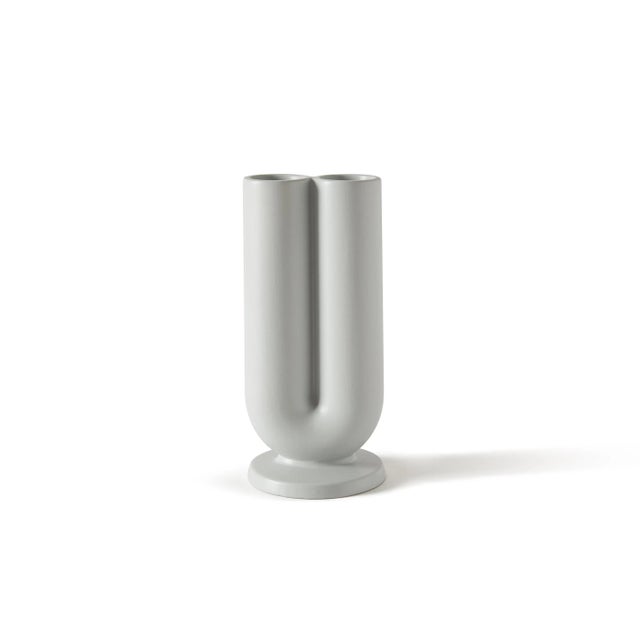 Contemporary Grey Rah Candleholder for 2 Candles by Alessio Romano for Atipico For Sale - Image 3 of 3