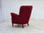 Danish Armchair in Red Furniture Fabric, 1960s For Sale - Image 10 of 18