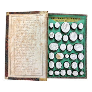 Italian Grand Tour Book of Plaster Intaglios by Giovanni Liberotti #1