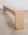 Wood Karl Springer Style Organic Grasscloth Waterfall Console 10 Ft For Sale - Image 7 of 18