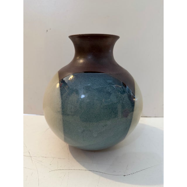 Brown Robert Maxwell for Pottery Craft Studio Pottery Vessel For Sale - Image 8 of 10