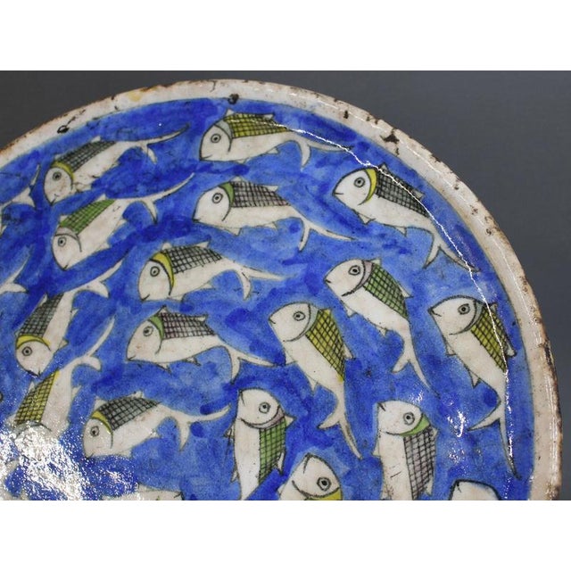 Hand-Painted Ceramic Plate from Shahidi For Sale - Image 12 of 17