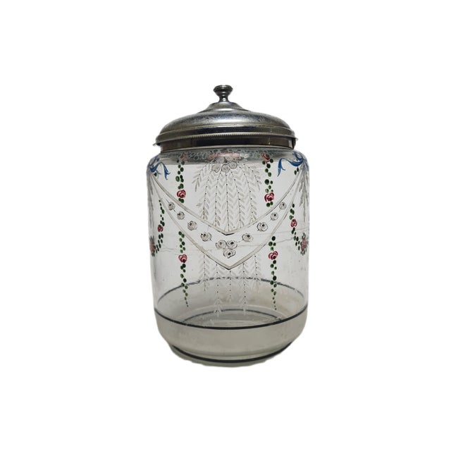 Danish Art Nouveau Biscuit Box, 1890s For Sale - Image 3 of 8