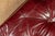 Vintage Tufted Leather Chesterfield Armchair and Ottoman Set in Burgundy For Sale - Image 12 of 12