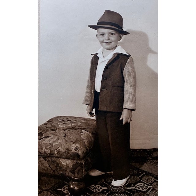 Portraiture 1940s Paul Dunckhorst Black & White "Spring Outfit" 1940s Original Photograph For Sale - Image 3 of 5