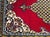 Vintage Qum Area Rug, Hand-Knotted Wool, Geometric Medallion Pattern, 3x5, Red & Navy For Sale - Image 15 of 18