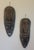 Pair of Hand Carved Wooden Tribal Face Mask Folk Art For Sale - Image 16 of 16