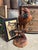 Very large hand carved eagle. It is a nod to sweeter times. Sculpted from a huge cedar log. This piece originated...