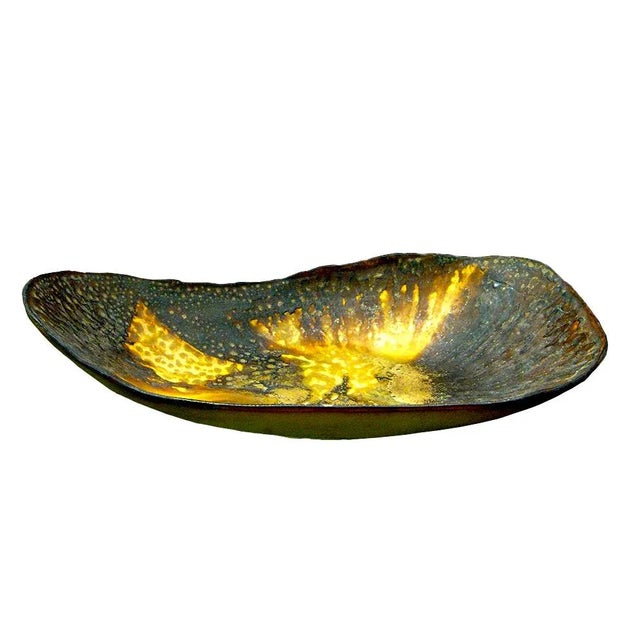 1950s Vintage Ceramic Bowl by Federico Fabbrini for Fabbrini Cermaiche For Sale - Image 5 of 5