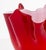 Illums Bolighus Illums Bolighus Red Glass Handkerchief Vase For Sale - Image 4 of 9